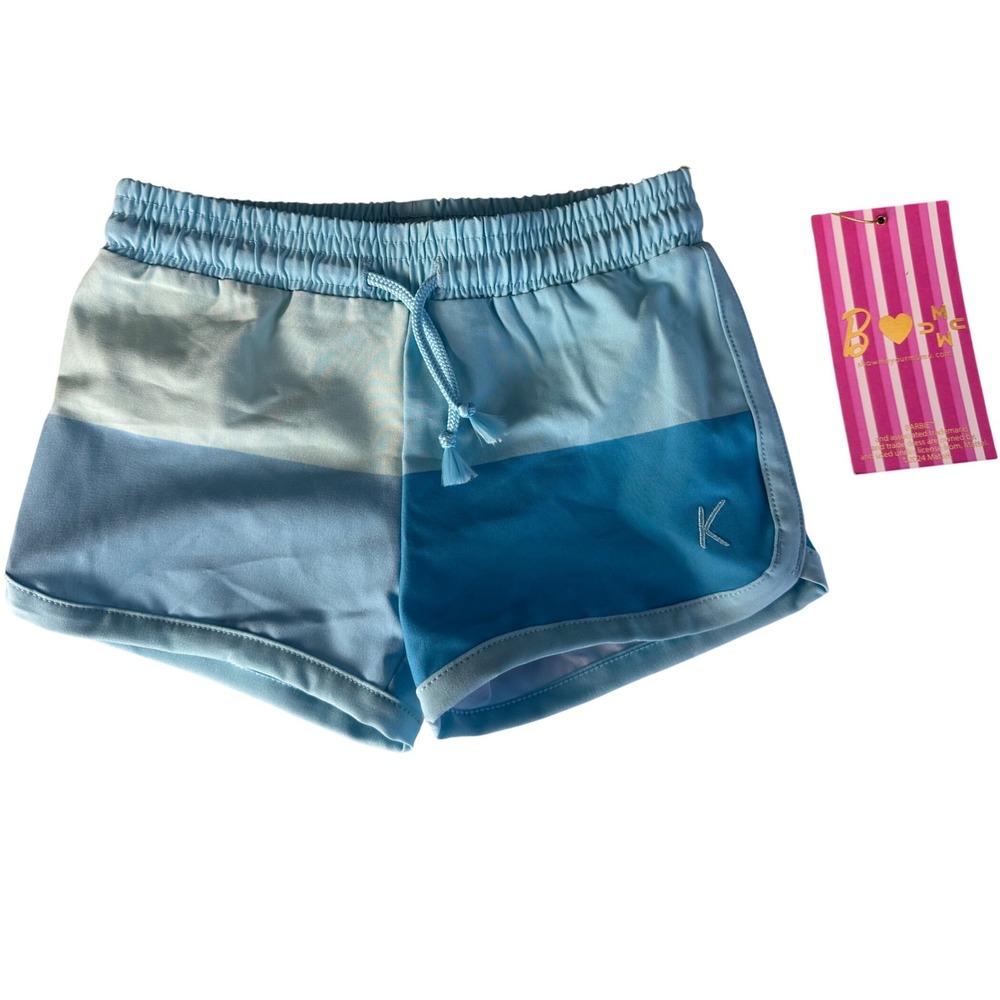 Show Me Your Mumu Barbie Little Beach Bum Trunks Ken Colorblock Blue 6M New